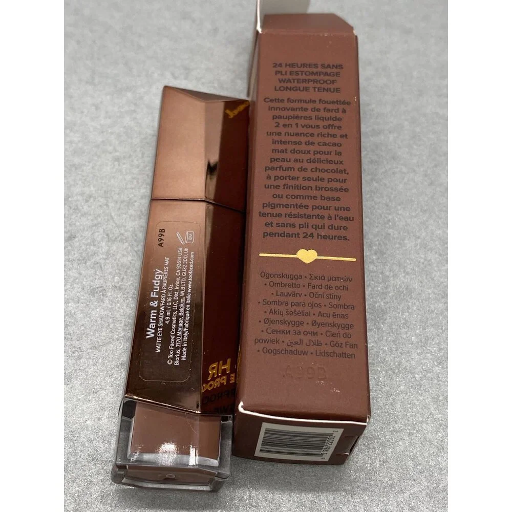 Too Faced Melted Chocolate Matte Eyeshadow - Warm & Fudgy - 0.16 Oz